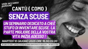 Martedì 10 Giugno 2025, CANTÙ ( COMO ) ‘ SENZA SCUSE’.