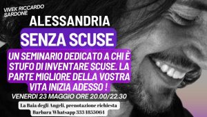 Venerdì 23 Maggio 2025, ALESSANDRIA ‘ SENZA SCUSE ‘.