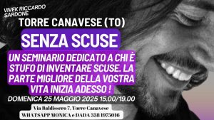 Domenica 25 Maggio 2025, TORRE CANAVESE ( TORINO ) ‘ Senza scuse ‘.