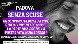 Domenica 29 Giugno 2025, PADOVA ‘ SENZA SCUSE ‘.